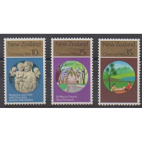 Nouvelle-Zélande - 1980 - No 778/780 - Noël