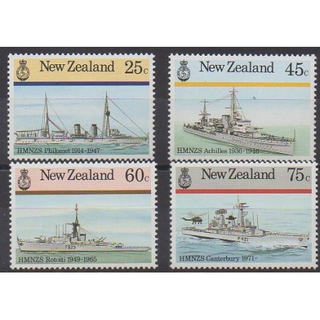 New Zealand - 1985 - Nb 909/912 - Boats