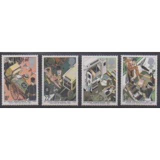 Grande-Bretagne - 1987 - No 1270/1273 - Santé ou Croix-Rouge