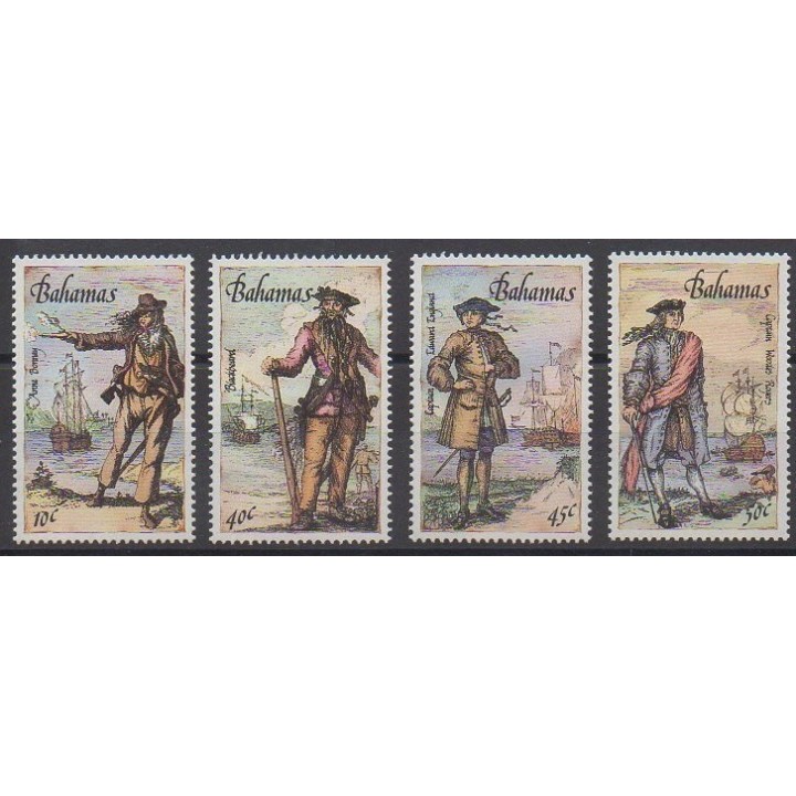 Bahamas - 1987 - Nb 628/631 - Boats