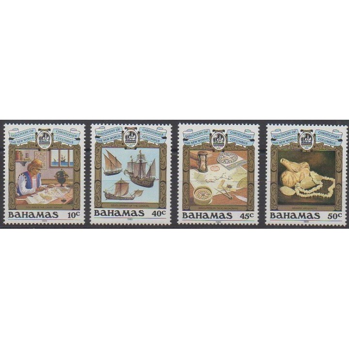 Bahamas - 1989 - Nb 681/684 - Christophe Colomb