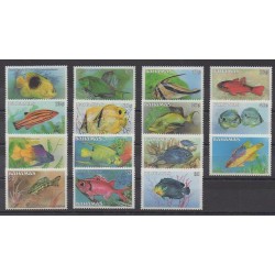 Bahamas - 1986 - Nb 602/616 - Sea animals