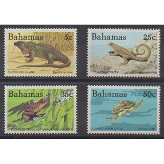 Bahamas - 1984 - Nb 536F/536J - Reptils