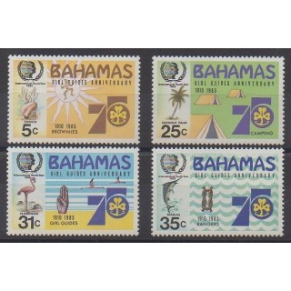 Bahamas - 1985 - Nb 567/570 - Scouts