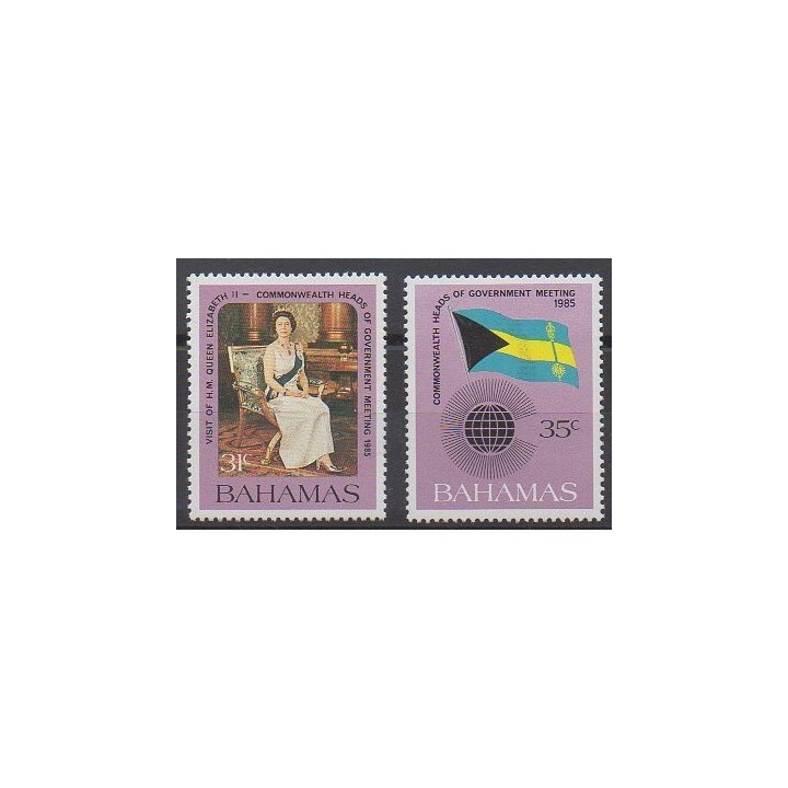 Bahamas - 1985 - No 580/581 - Royauté - Principauté