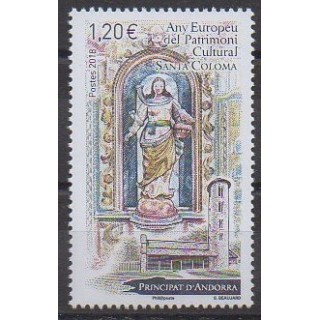 French Andorra - 2018 - Nb 818 - Art