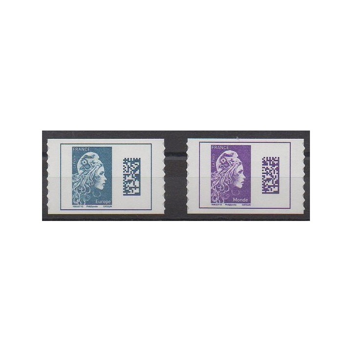 France - Autoadhésifs - 2018 - No 1603/1604