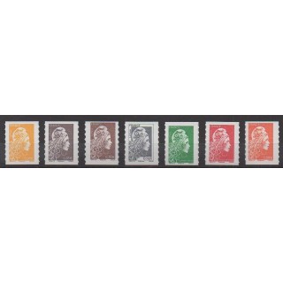 France - Autoadhésifs - 2018 - No 1594/1600