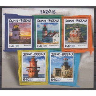 Guinée-Bissau - 2017 - No 7313/7317 - Phares