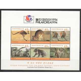 Timbres - Thème animaux divers - Australie - 1994 - No BF 22