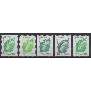 France - Poste - 2011 - No 4593/4597