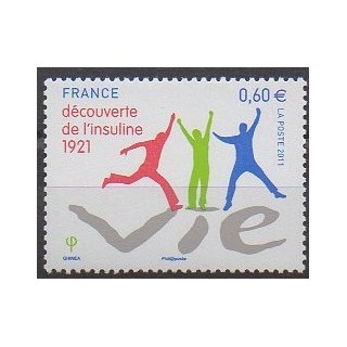 France - Poste - 2011 - No 4630 - Santé ou Croix-Rouge