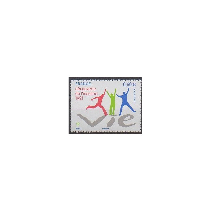 France - Poste - 2011 - No 4630 - Santé ou Croix-Rouge