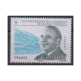 France - Poste - 2011 - No 4561 - Célébrités