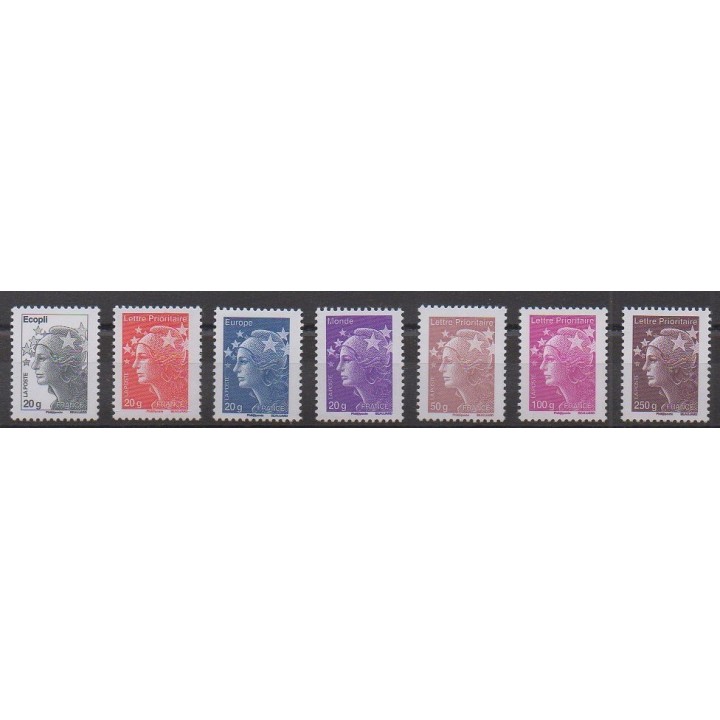 France - Poste - 2011 - No 4565/4571