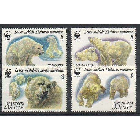 Russia - 1987 - Nb 5391/5394 - Polar