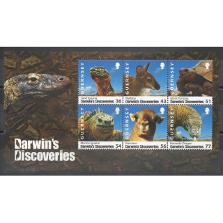 Timbres - Thème animaux divers - Guernesey - 2009 - No BF 65