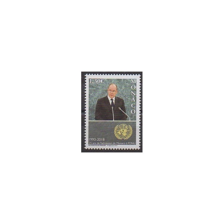 Monaco - 2018 - No 3141 - Nations unies