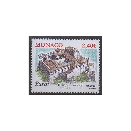 Monaco - 2018 - Nb 3139 - Castles
