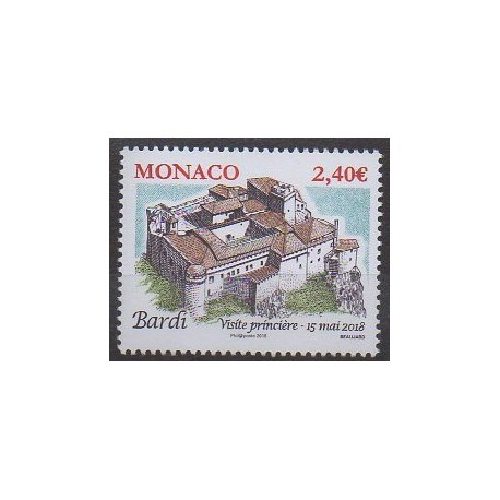 Monaco - 2018 - No 3139 - Châteaux