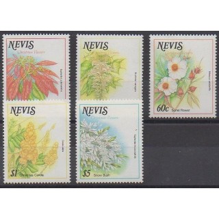 Nevis - 1988 - No 500/504 - Fleurs