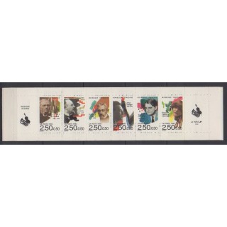 France - Carnets - Personnages célèbres - 1992 - No BC2753 - Musique