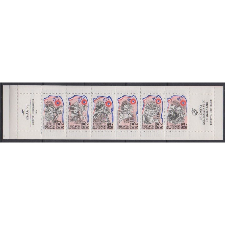 France - Carnets - Personnages célèbres - 1989 - No BC2570 - Révolution Française