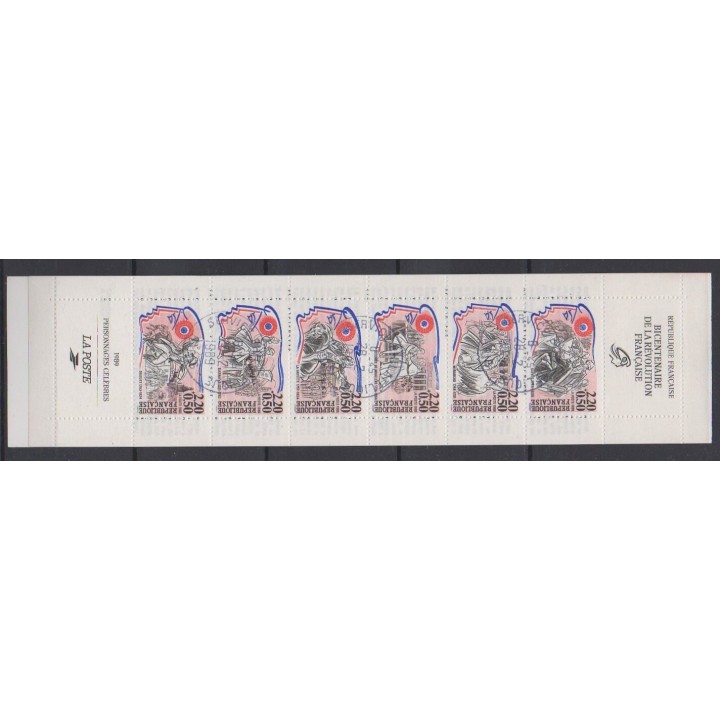 France - Carnets - Personnages célèbres - 1989 - No BC2570 - Révolution Française - Oblitéré - Oblitéré