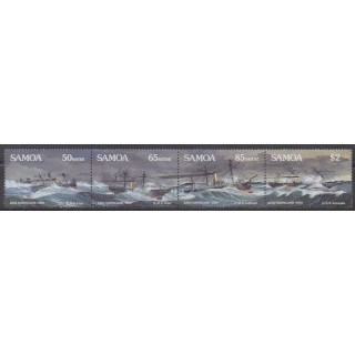 Samoa - 1989 - Nb 690/693 - Boats