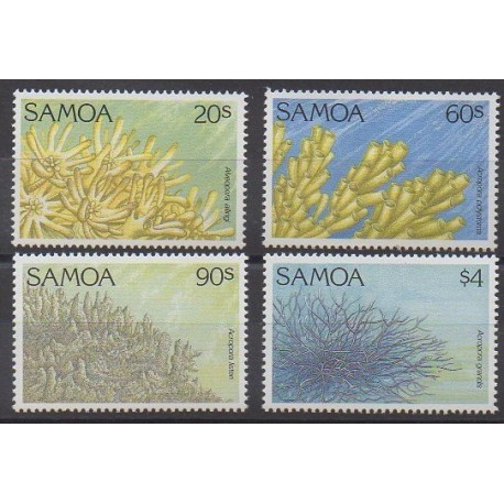 Samoa - 1984 - Nb 776/779 - Sea animals