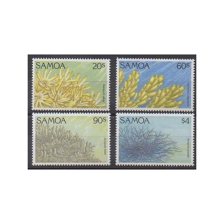 Samoa - 1984 - No 776/779 - Animaux marins