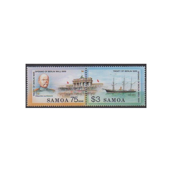 Samoa - 1990 - No 713/714 - Histoire