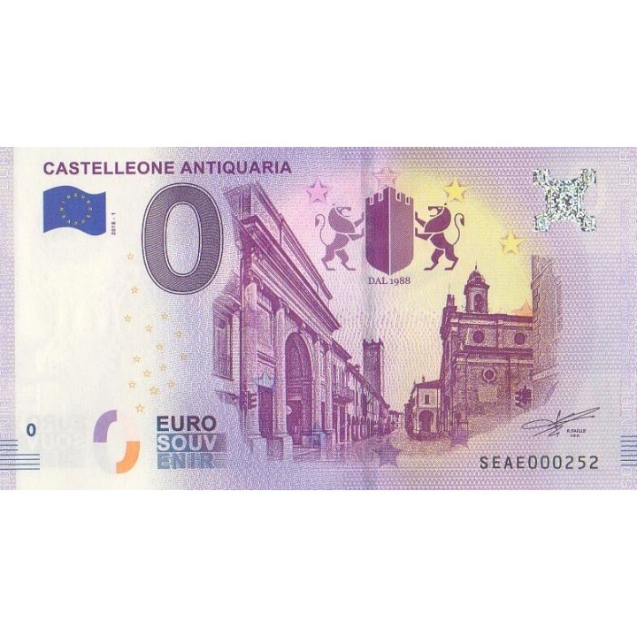 Billet souvenir touristique - 2018-1 - Castelleone Antiquaria - (Lombardie)