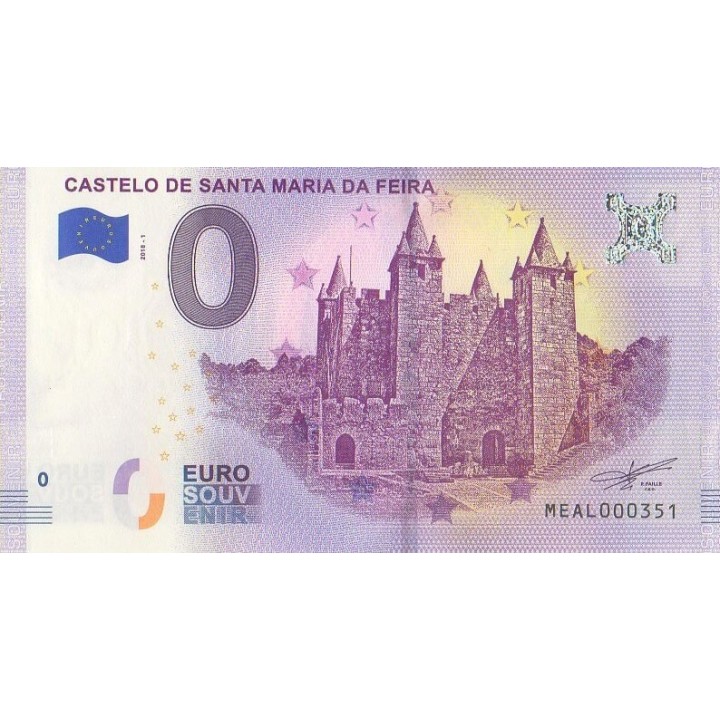 Billet souvenir touristique - 2018-1 - Castelo de Santa Maria da Feira - (Aveiro)