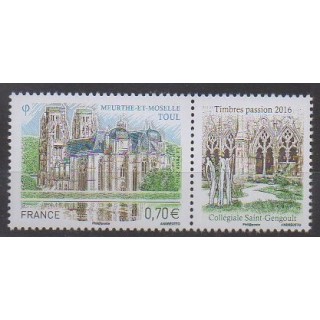 France - Poste - 2016 - Nb 5086 - Churches