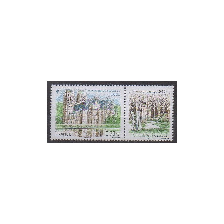 France - Poste - 2016 - No 5086 - Églises