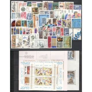 Timbres - Thème histoire divers - Europa - 1982 - 67 valeurs - 6 BF - 35 pays