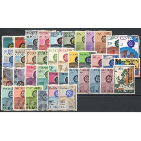 Europa - 1967 - 39 valeurs - 19 pays