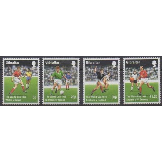 Gibraltar - 1998 - No 823/826 - Coupe du monde de football