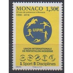 Monaco - 2018 - Nb 3158 - Various sports
