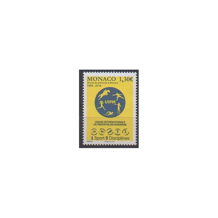 Monaco - 2018 - No 3158 - Sports divers