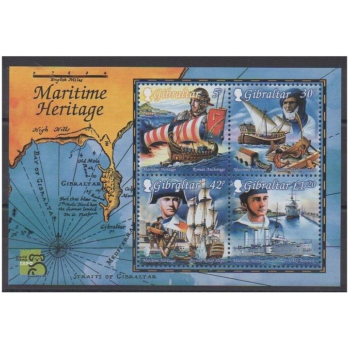 Gibraltar - 1999 - No BF35 - Navigation - Philatélie