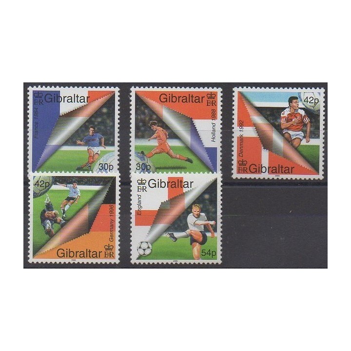 Gibraltar - 2000 - Nb 906/910 - Football