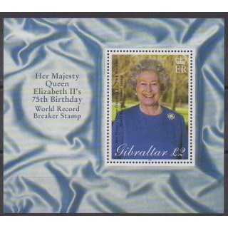 Gibraltar - 2001 - No BF45 - Royauté - Principauté