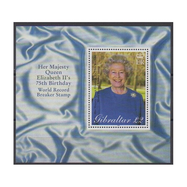 Gibraltar - 2001 - No BF45 - Royauté - Principauté