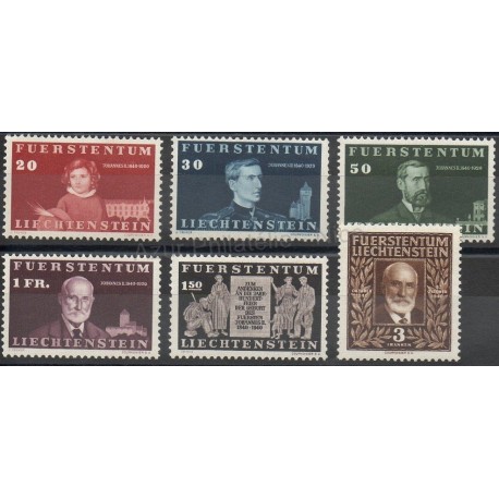 Liechtenstein - 1940 - No 161/166 - Royauté