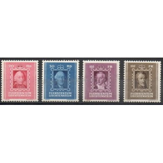 Timbres  - Liechtenstein - 1942 - No 182/185