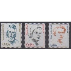 Allemagne - 2002 - No 2123/2125 - Célébrités