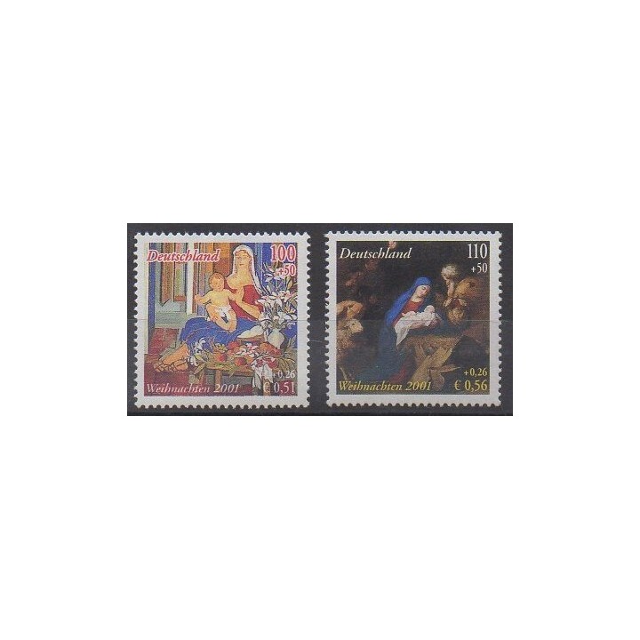 Allemagne - 2001 - No 2060/2061 - Noël