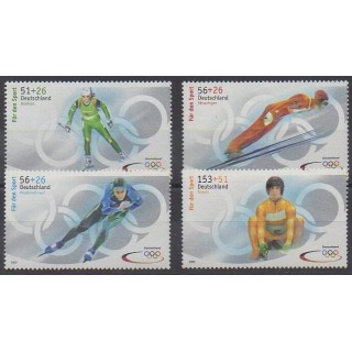 Allemagne - 2002 - No 2067/2070 - Jeux olympiques d'hiver